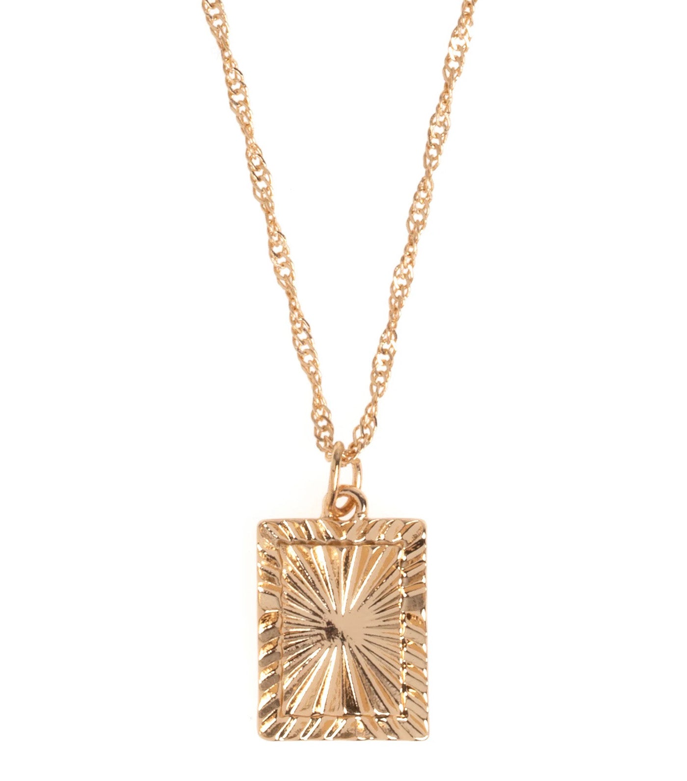 Lana Ray Square Plate Necklace