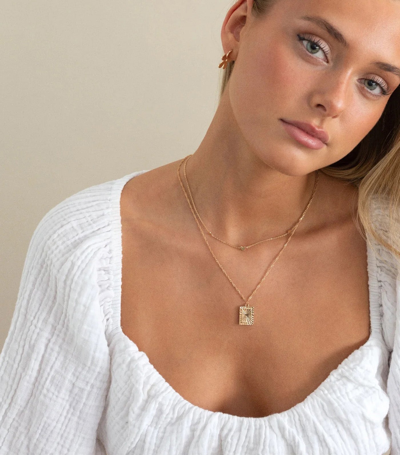 Lana Ray Square Plate Necklace