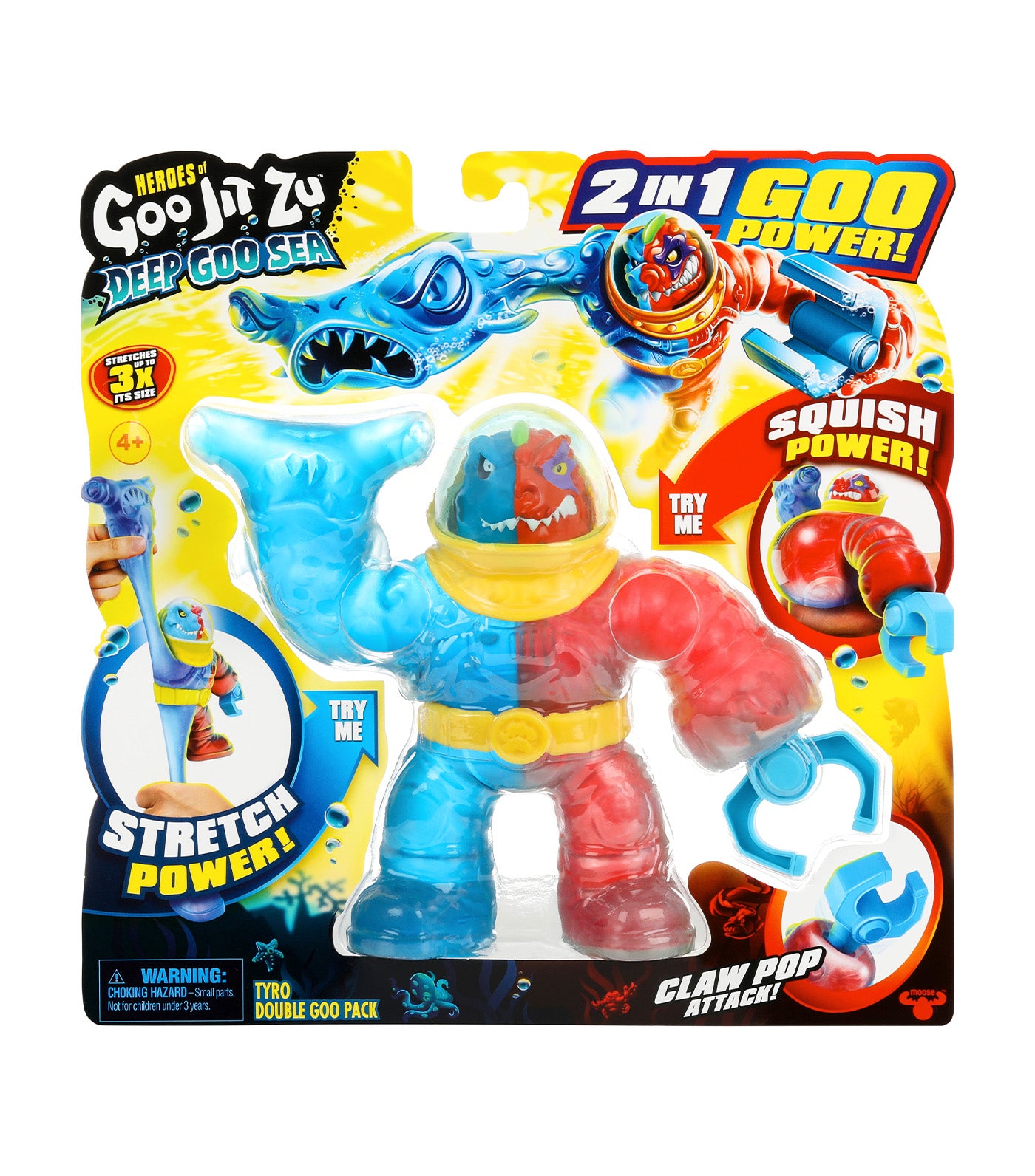 Heroes Of Goo Jit Zu Deep Goo Sea Tyro Double Goo Pack