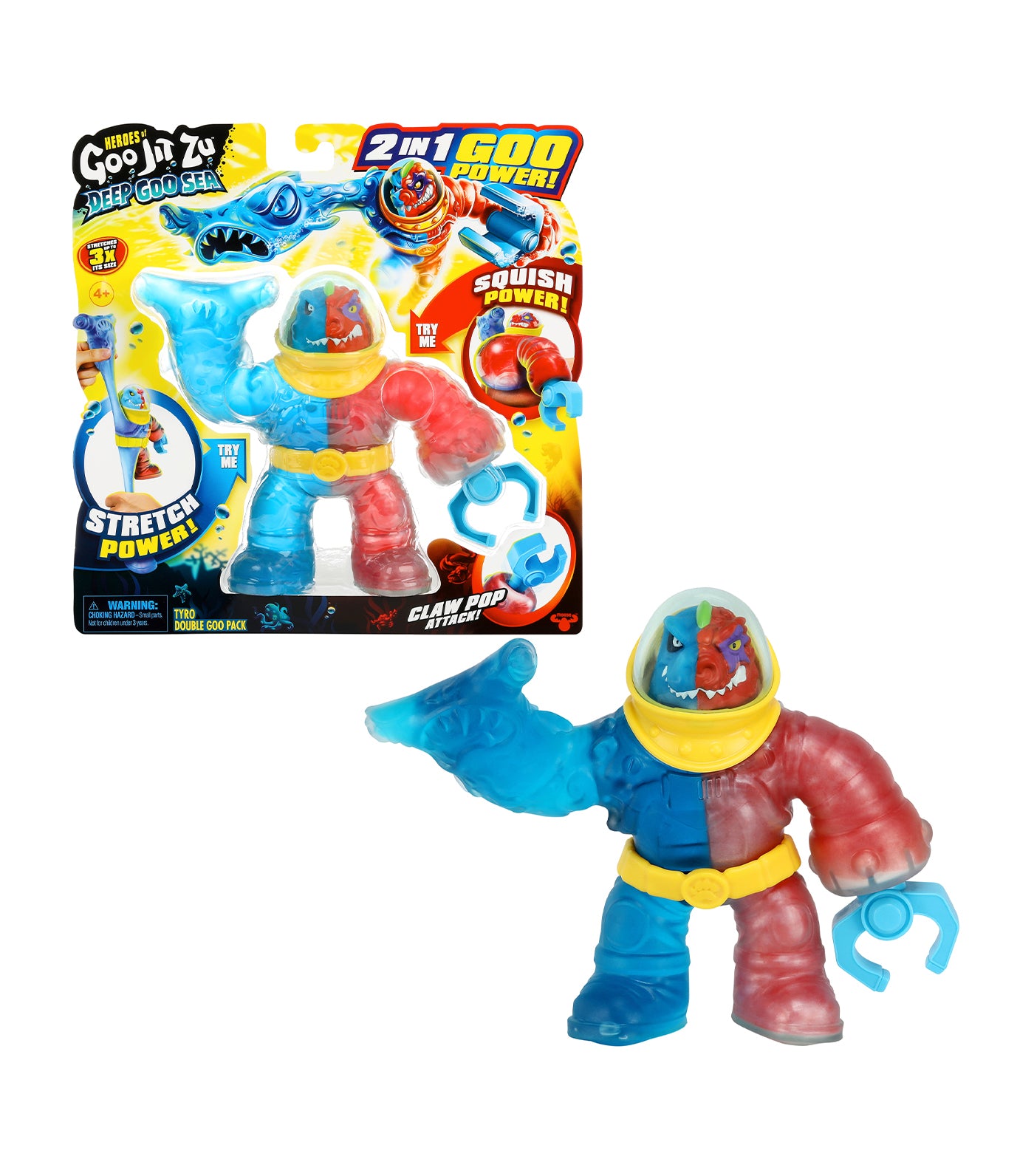 Heroes Of Goo Jit Zu Deep Goo Sea Tyro Double Goo Pack