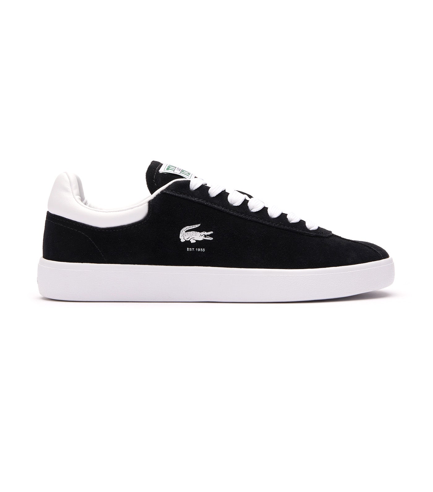Women's Baseshot Suede Trainers Black/White