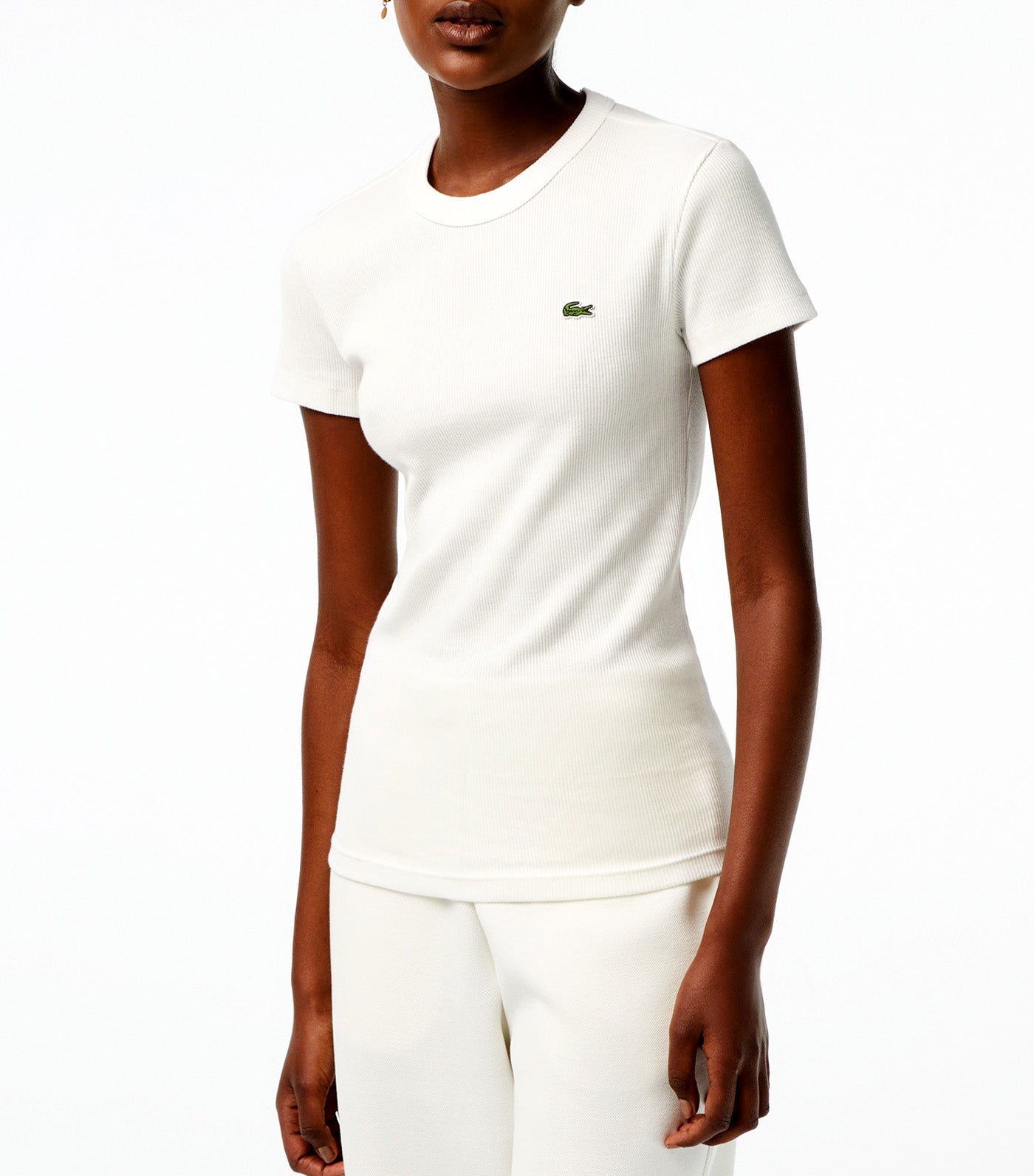 Women’s Slim Fit Organic Cotton T-shirt Flour