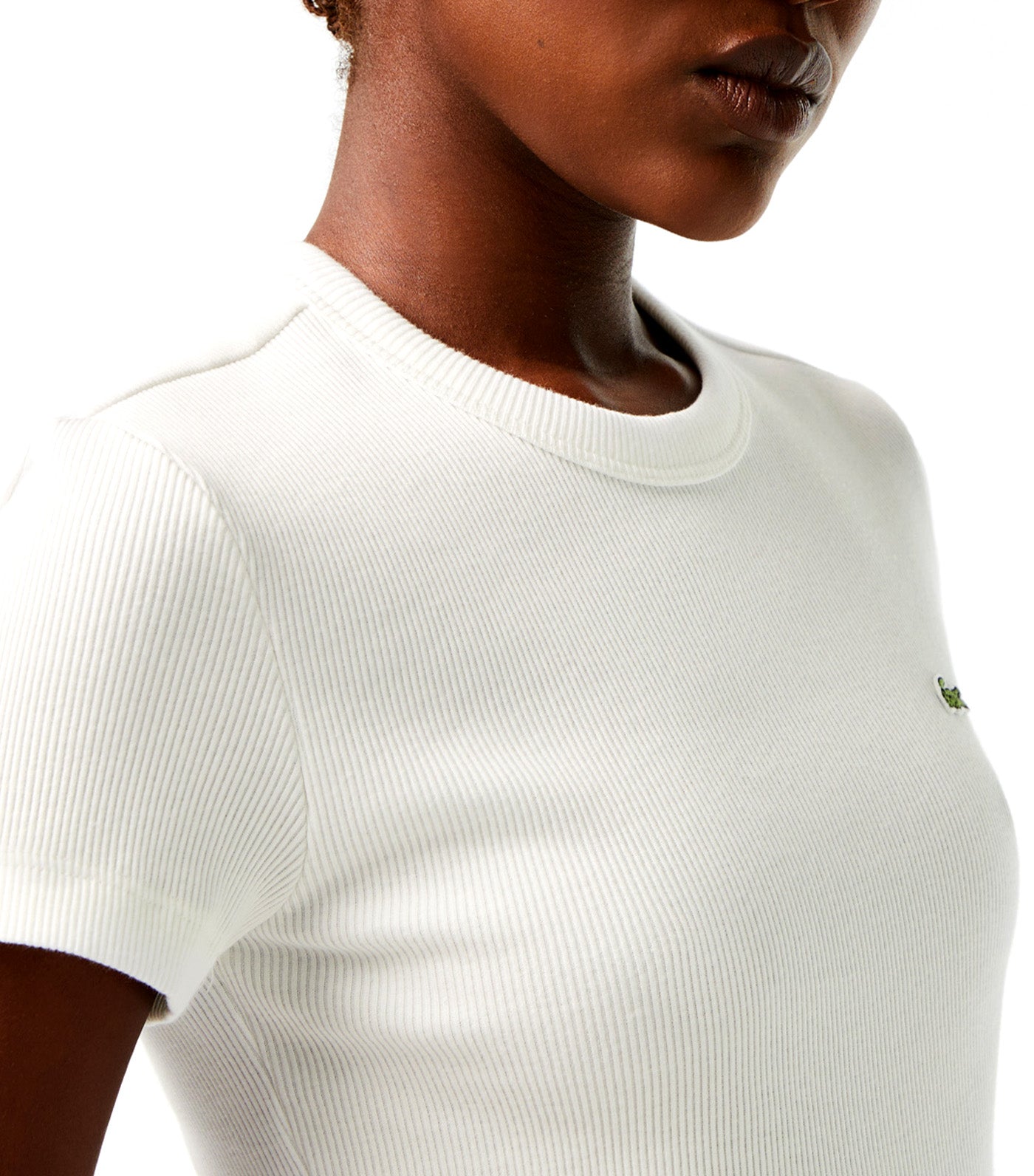 Women’s Slim Fit Organic Cotton T-shirt Flour