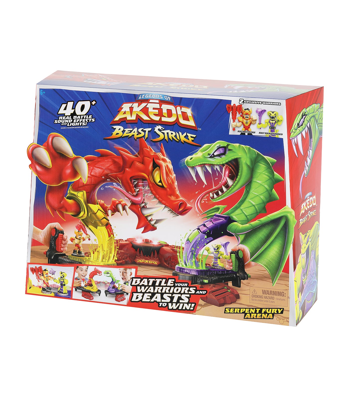 Legends of Akedo Beast Strike Serpent Fury Arena