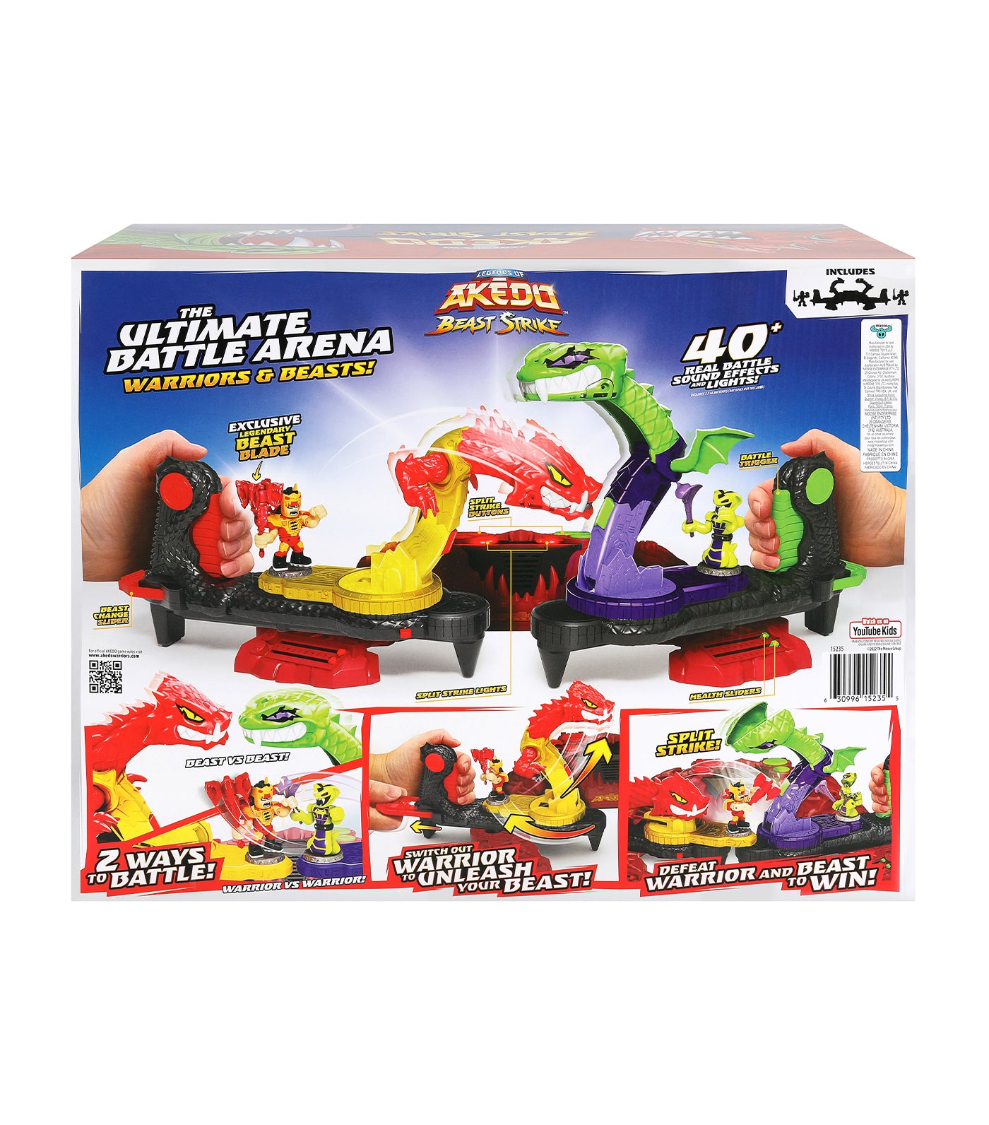 Legends of Akedo Beast Strike Serpent Fury Arena