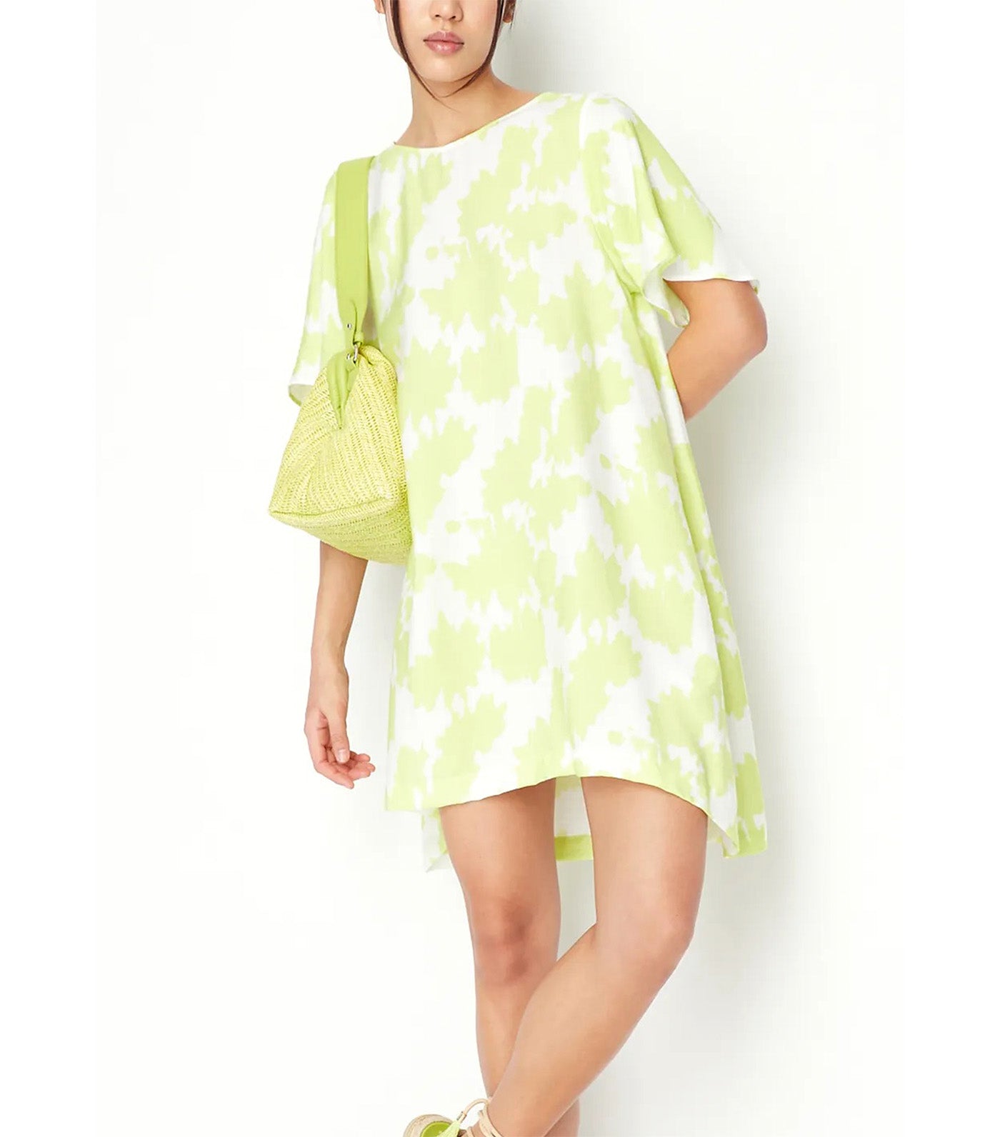 All Over Floral Print Certified Viscose T-Dress Mirage Party