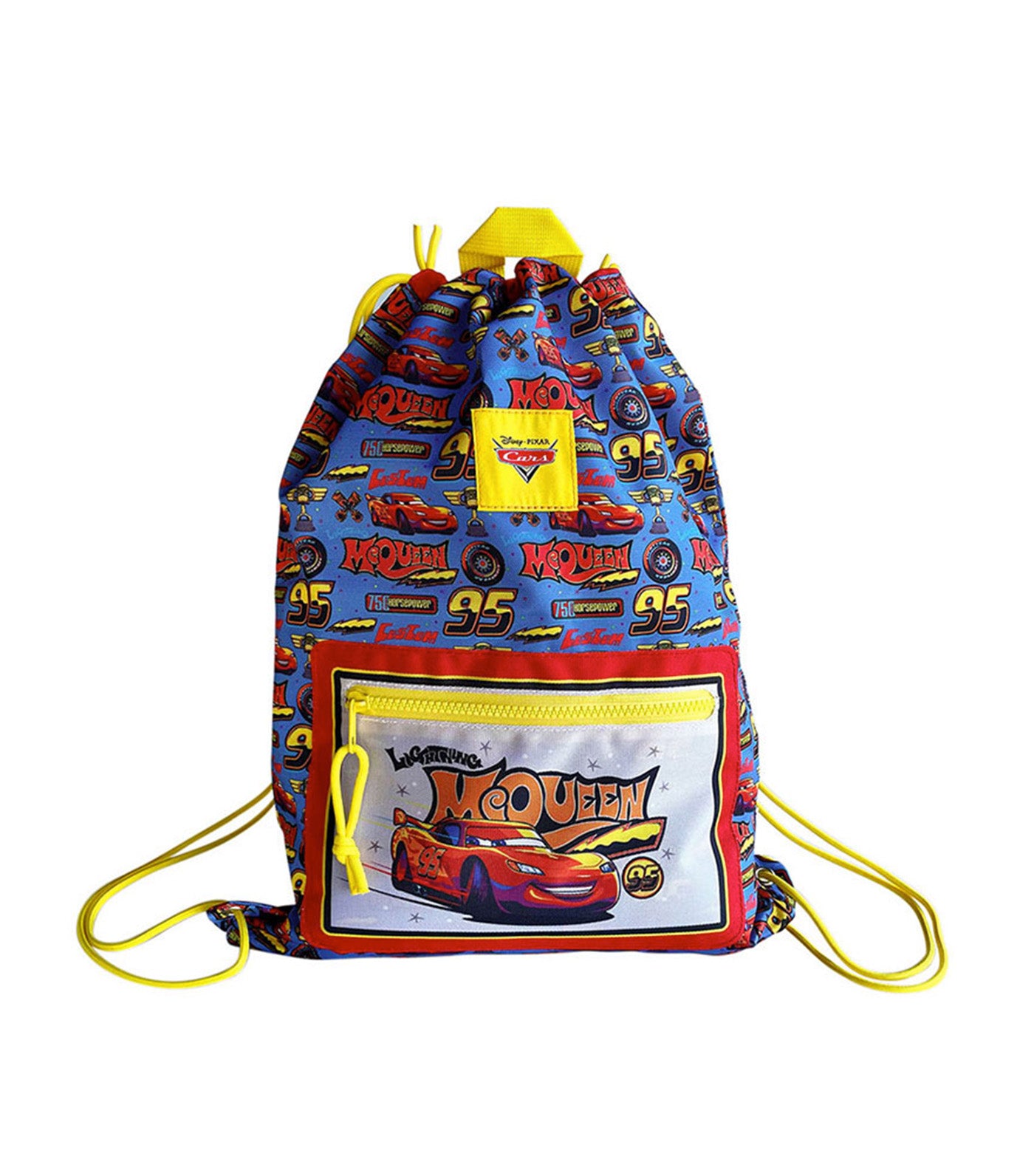 Totsafe Disney Pixar Cars Classic Graphic Drawstring Backpack Multi