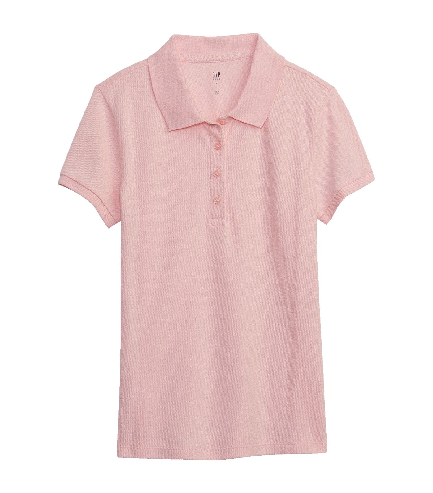 Uniform Stretch Pique Polo Shirt - Light Shell Pink