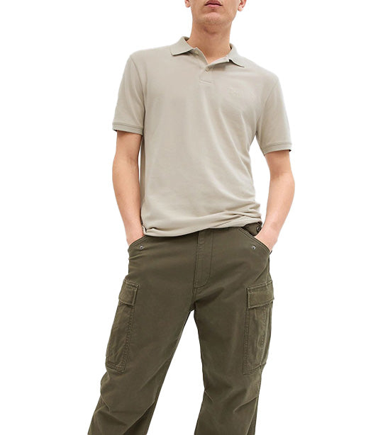 Gap Logo Pique Polo Shirt Moonstone