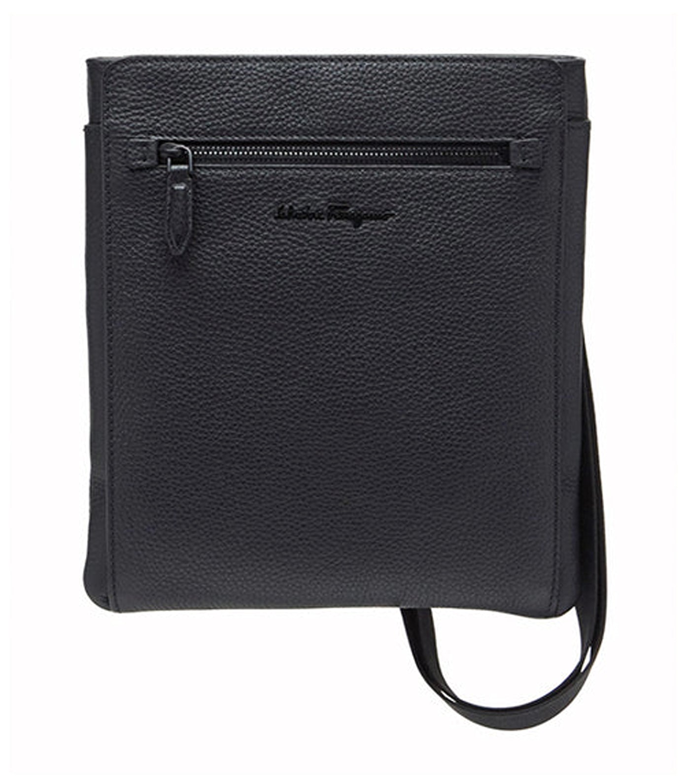 Crossbody Bag Calf Leather Black