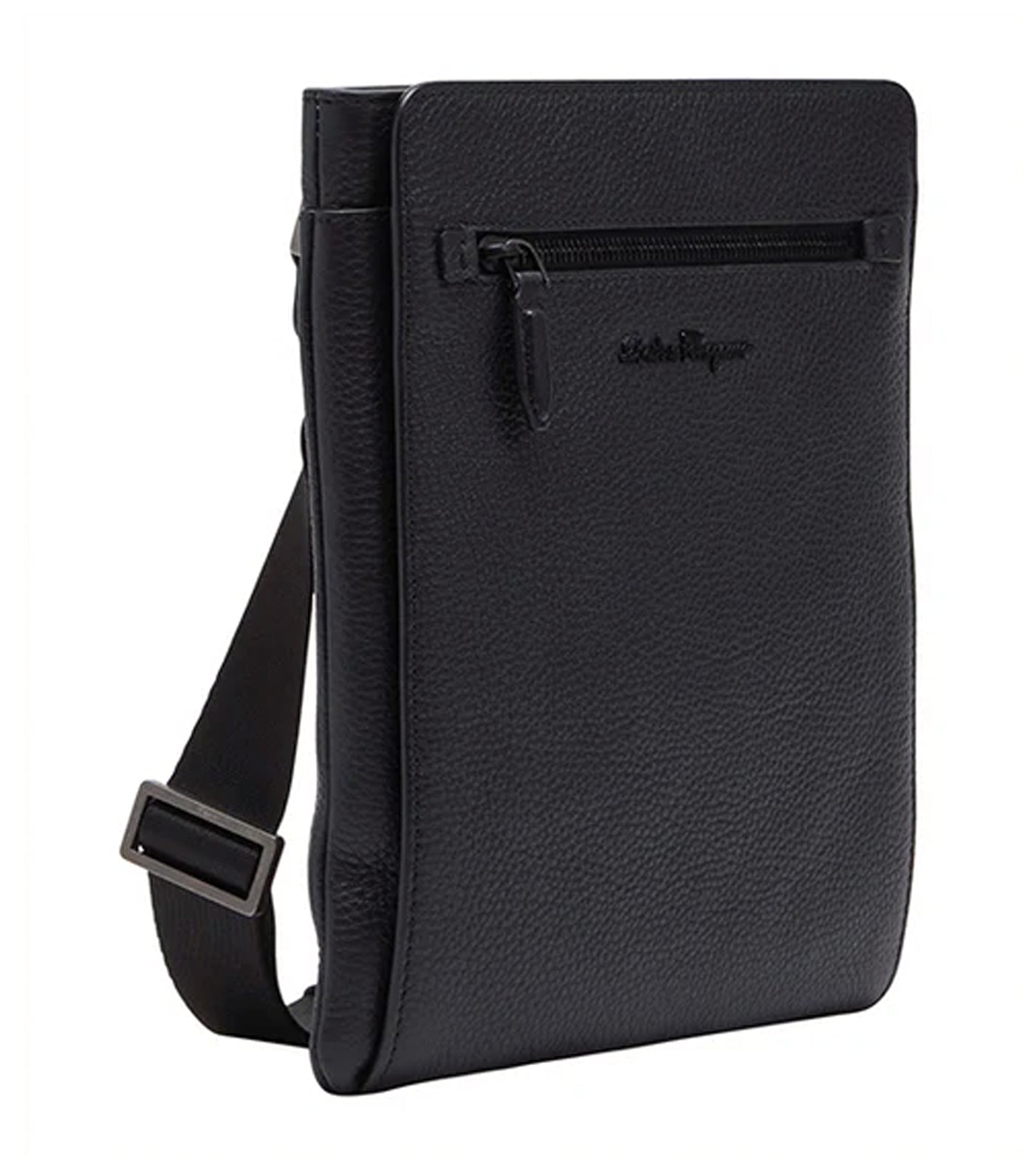 Crossbody Bag Calf Leather Black