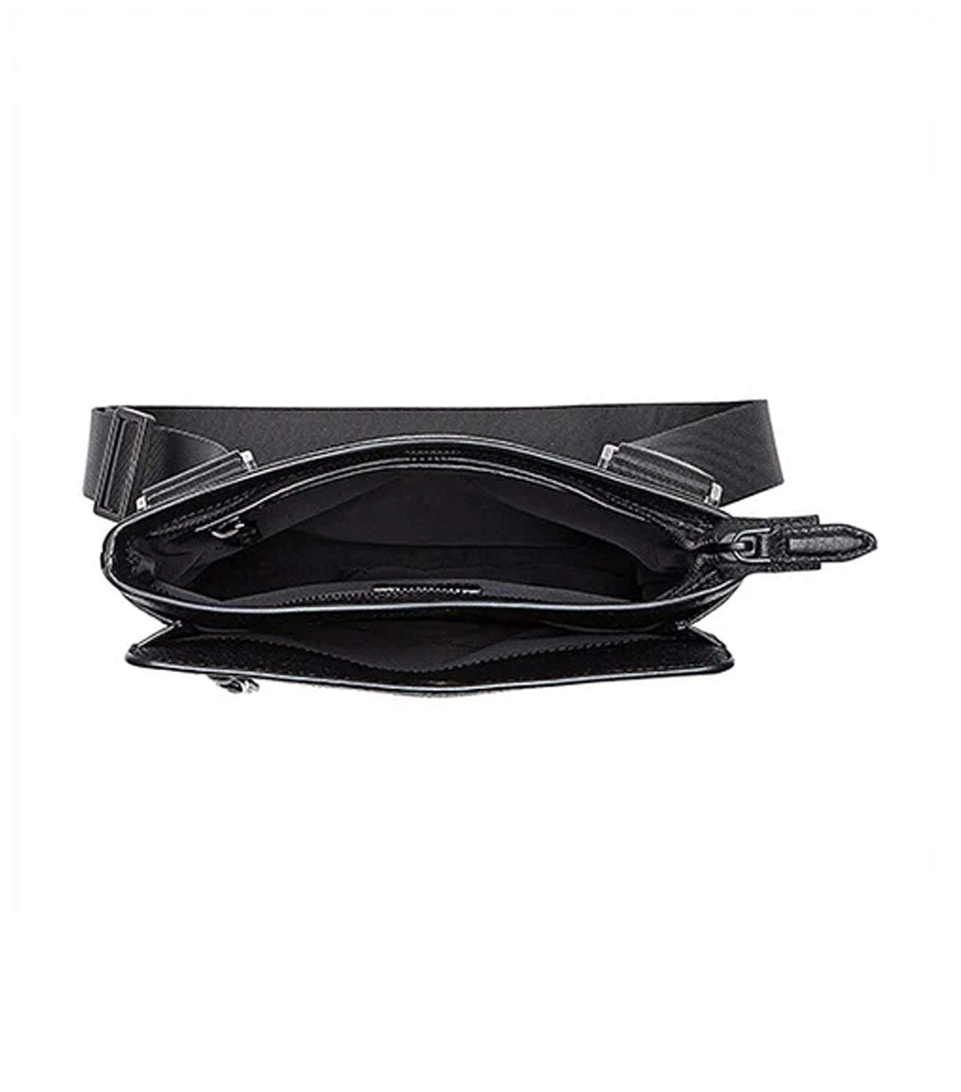 Crossbody Bag Calf Leather Black