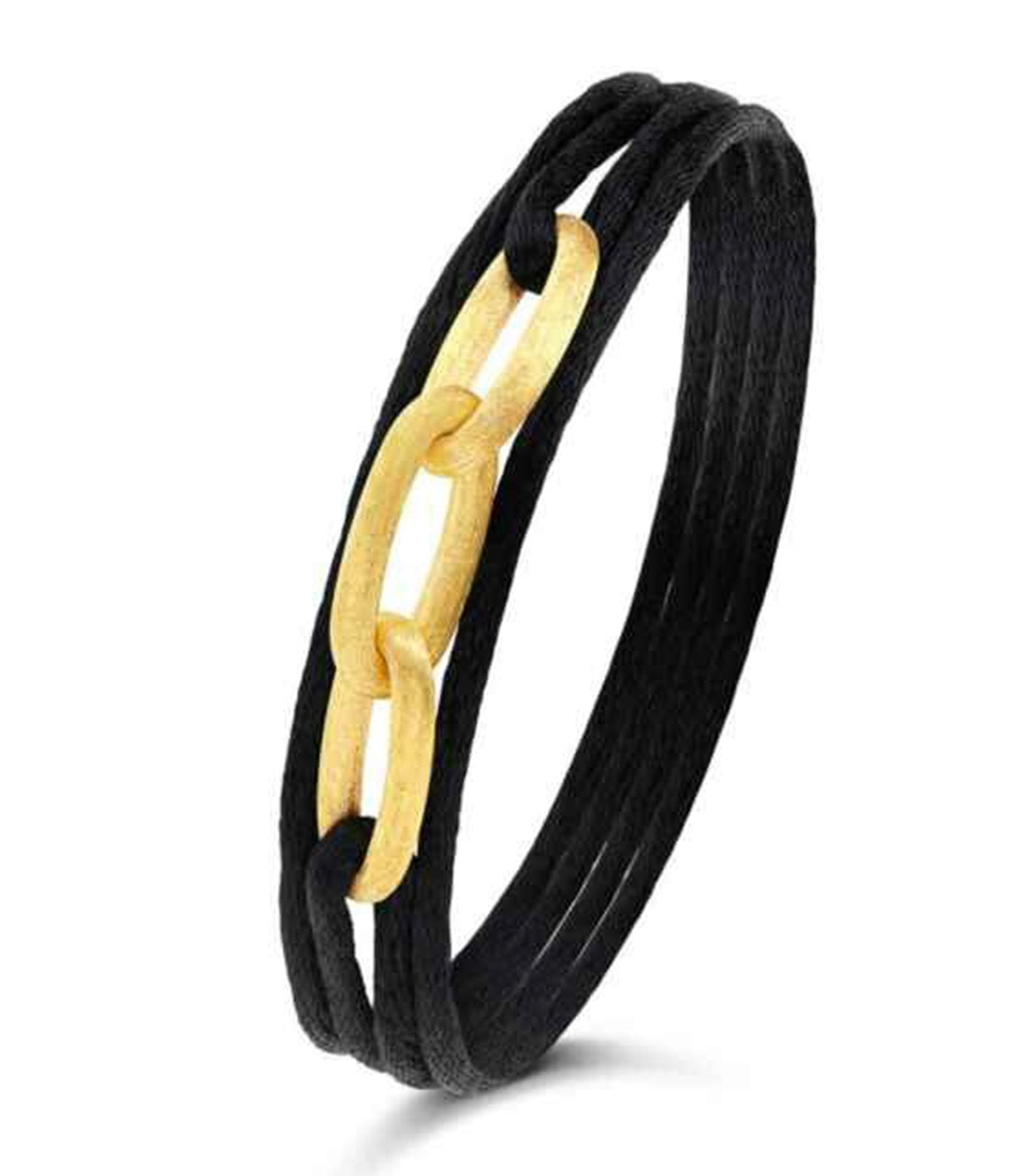 Libera Pendant 2 Links 18kt Yg with Cord