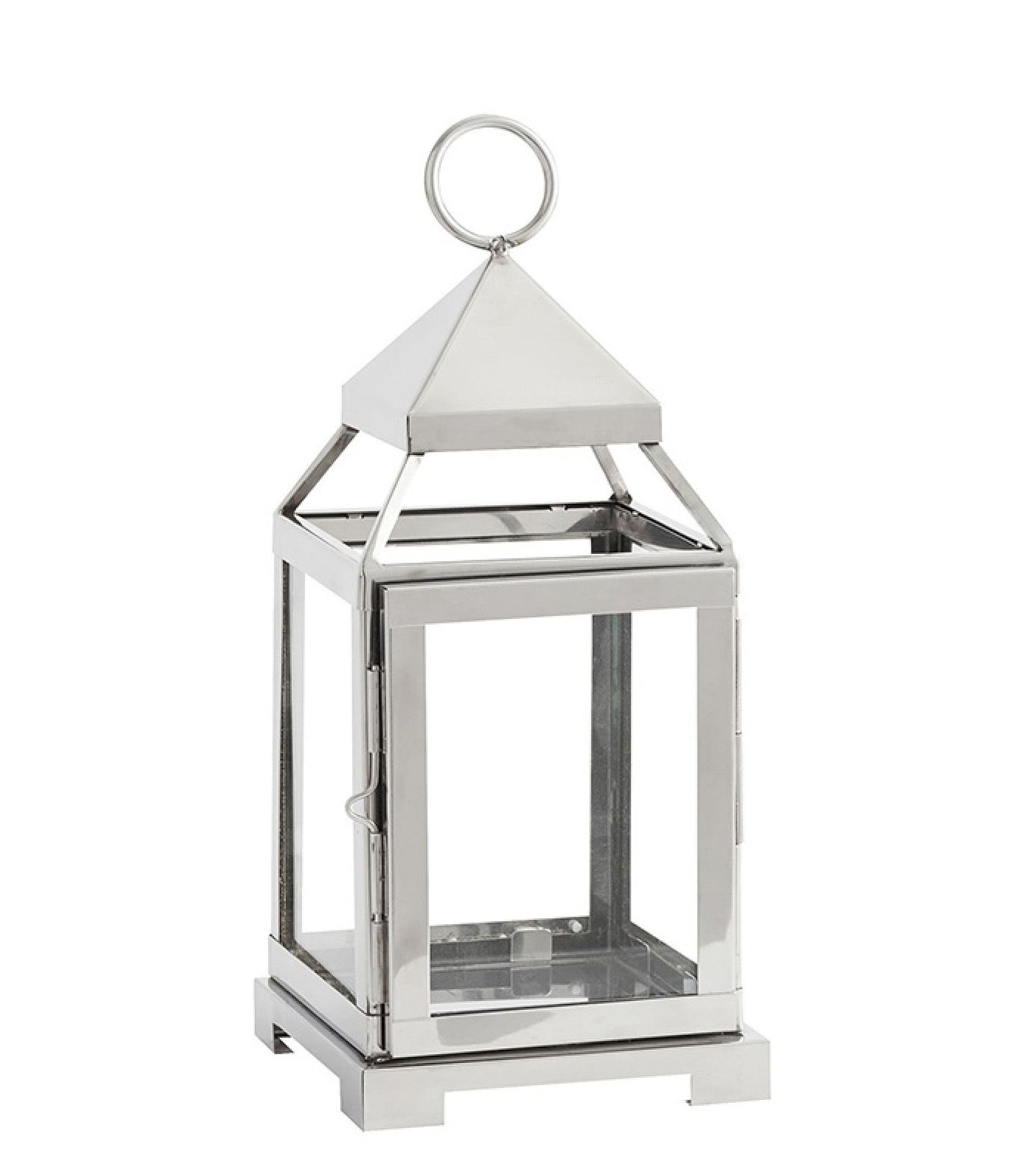 Pottery Barn Malta Lantern - Polished Nickel