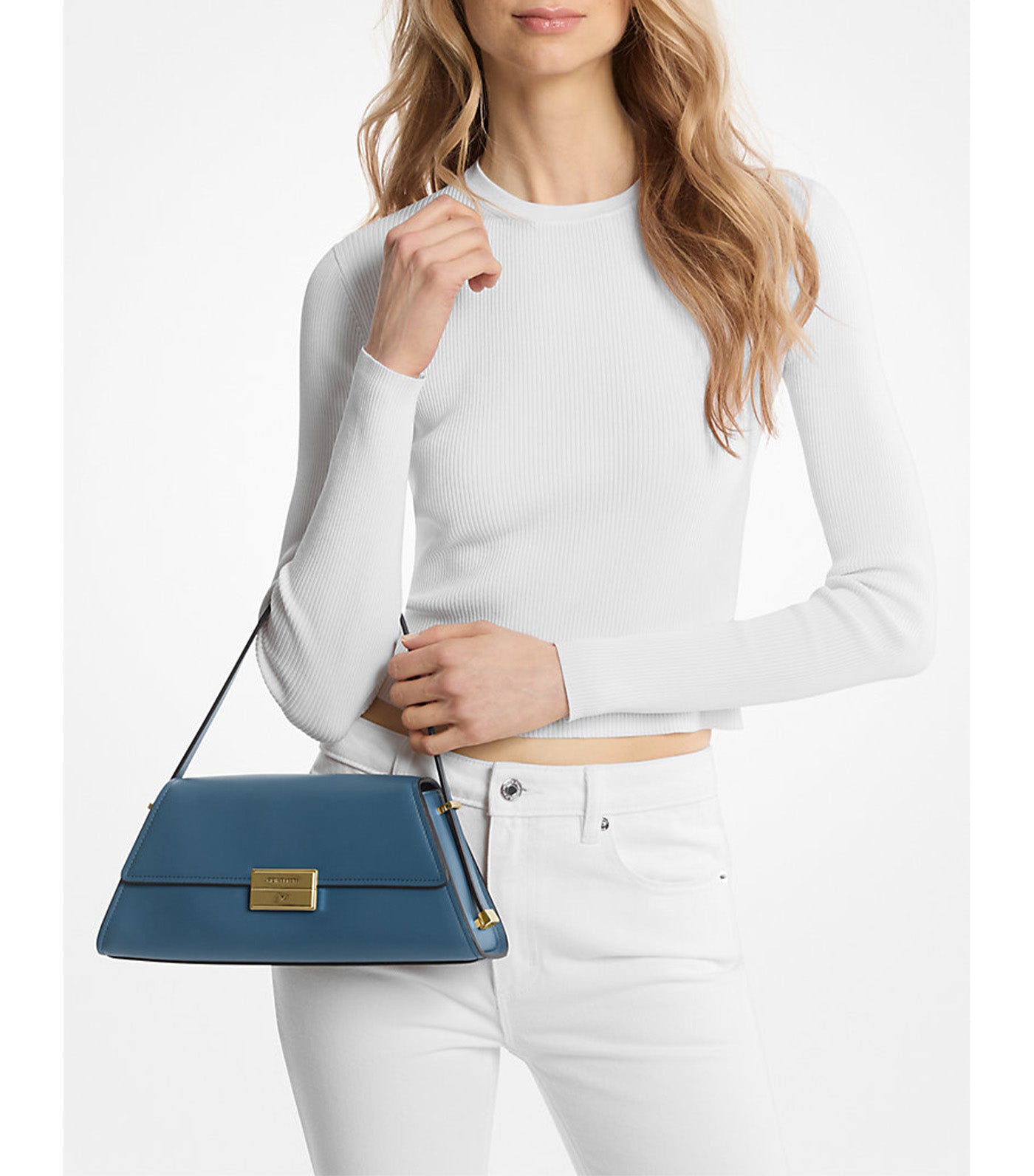 Ludlow Medium Leather Shoulder Bag