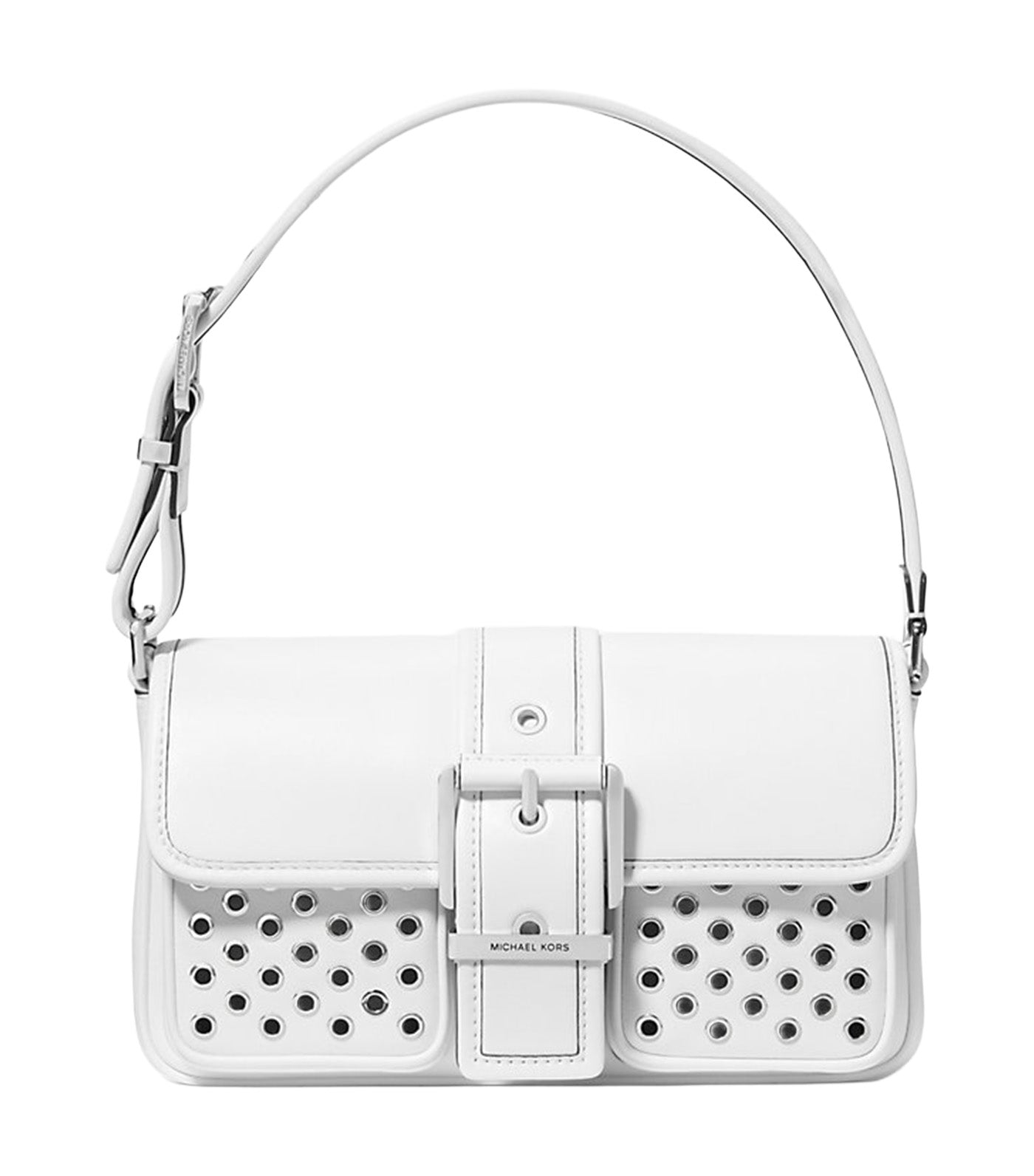 Colby Medium Grommeted Leather Shoulder Bag