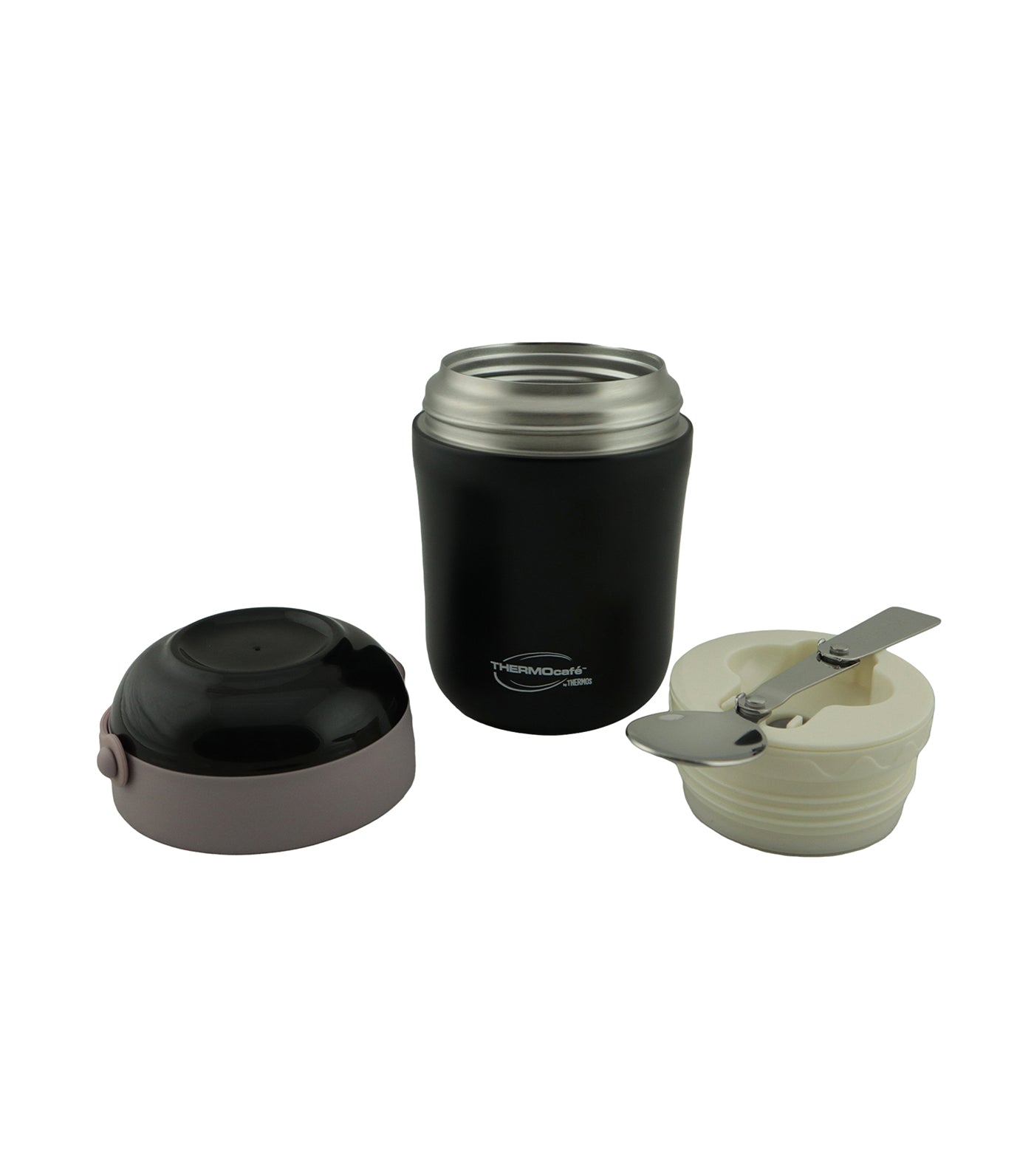 Thermos® Insulated Food Jar with Stainless Steel Spoon - Black