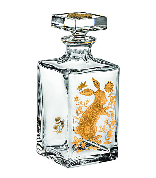 Golden Crystal Decanter