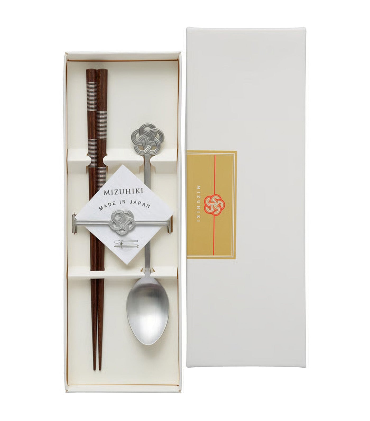 Mizuhiki Chopstick 23cm with Rest and Spoon Gift Set