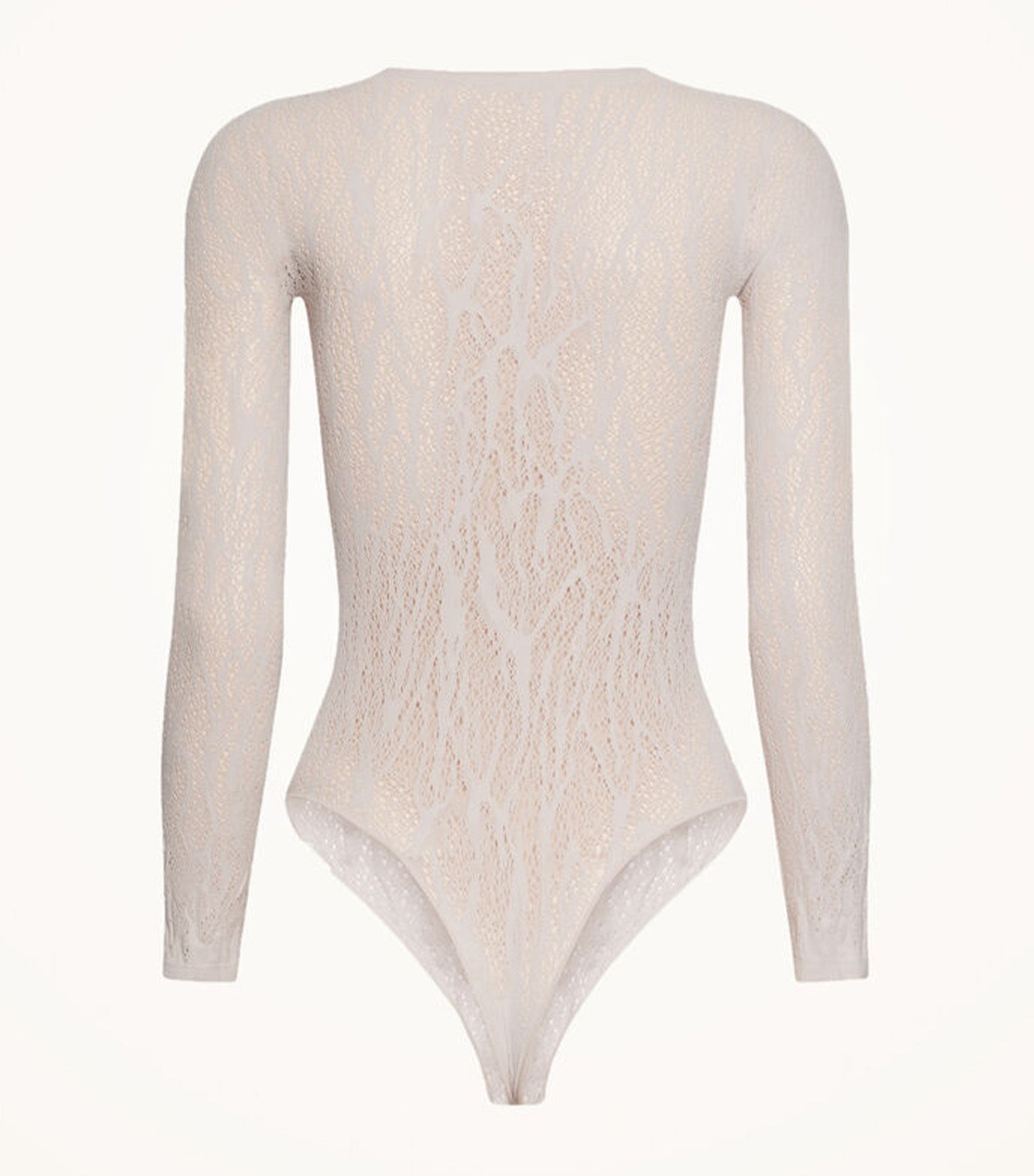 Snake Lace String Bodysuit Platinum
