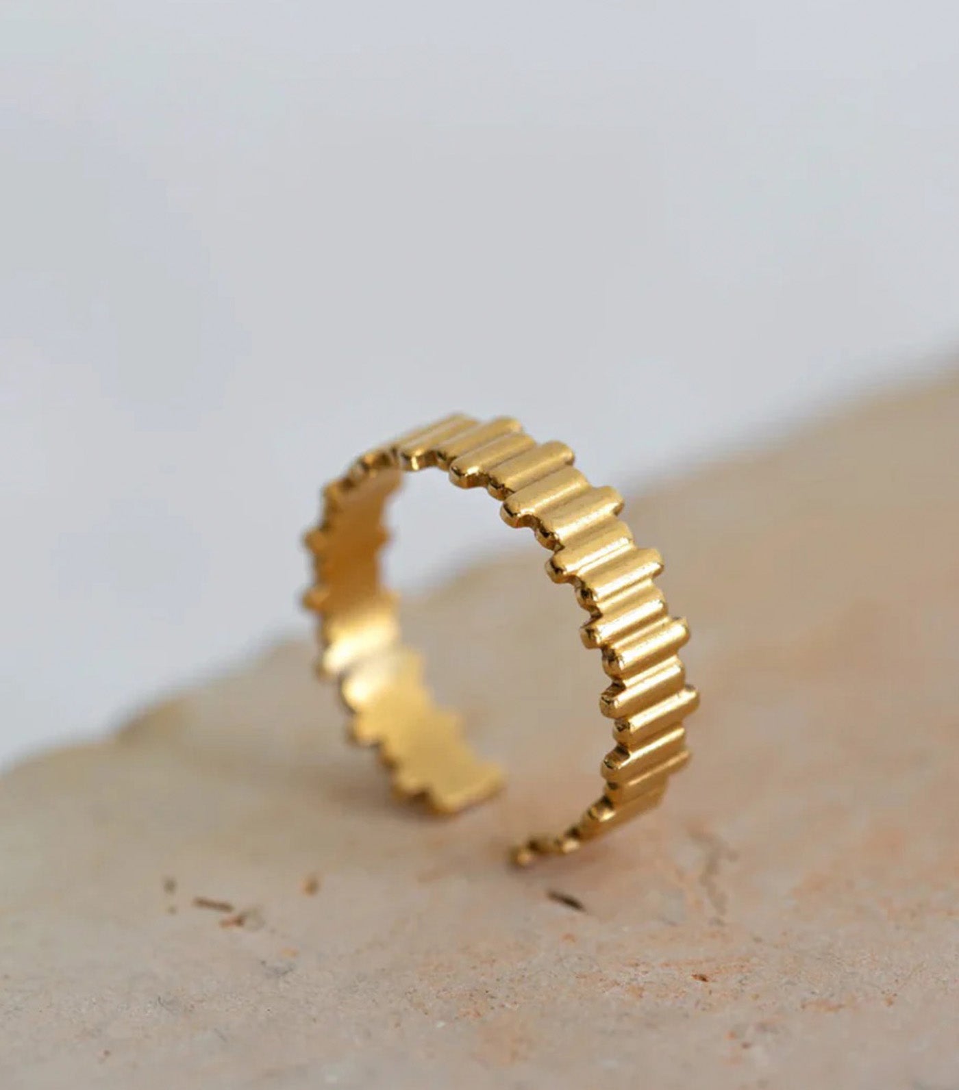 Cleo Sculpture Adjustable Ring