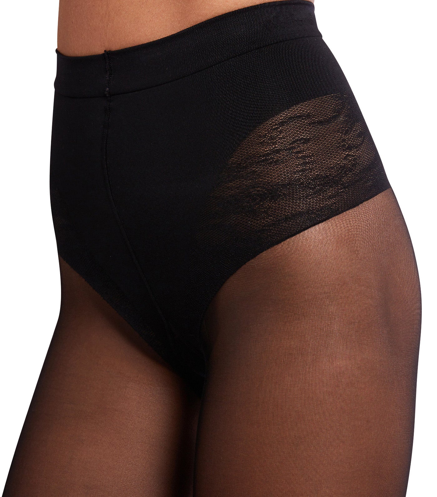 Tummy 20 Control Top Tights Black