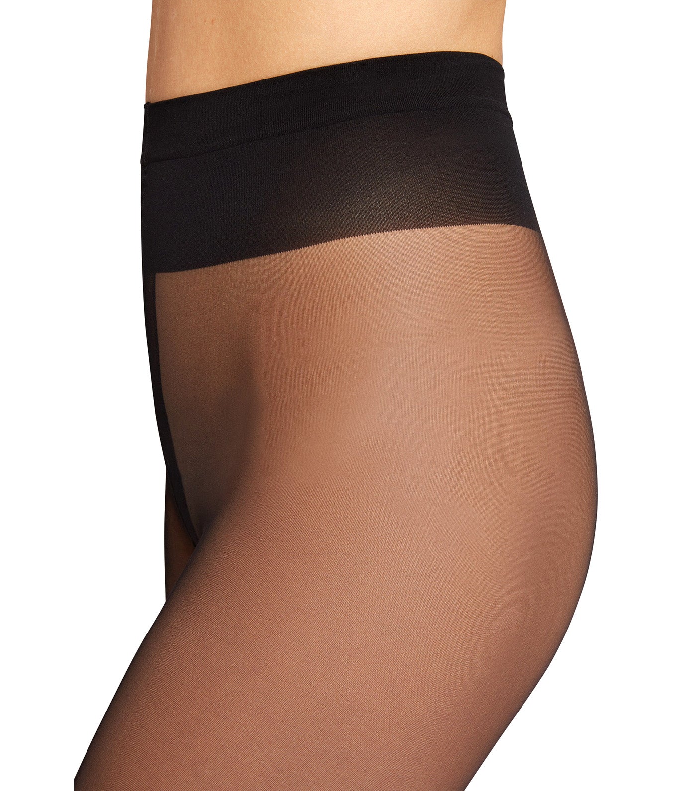 Individual 10 Back Seam Tights Black
