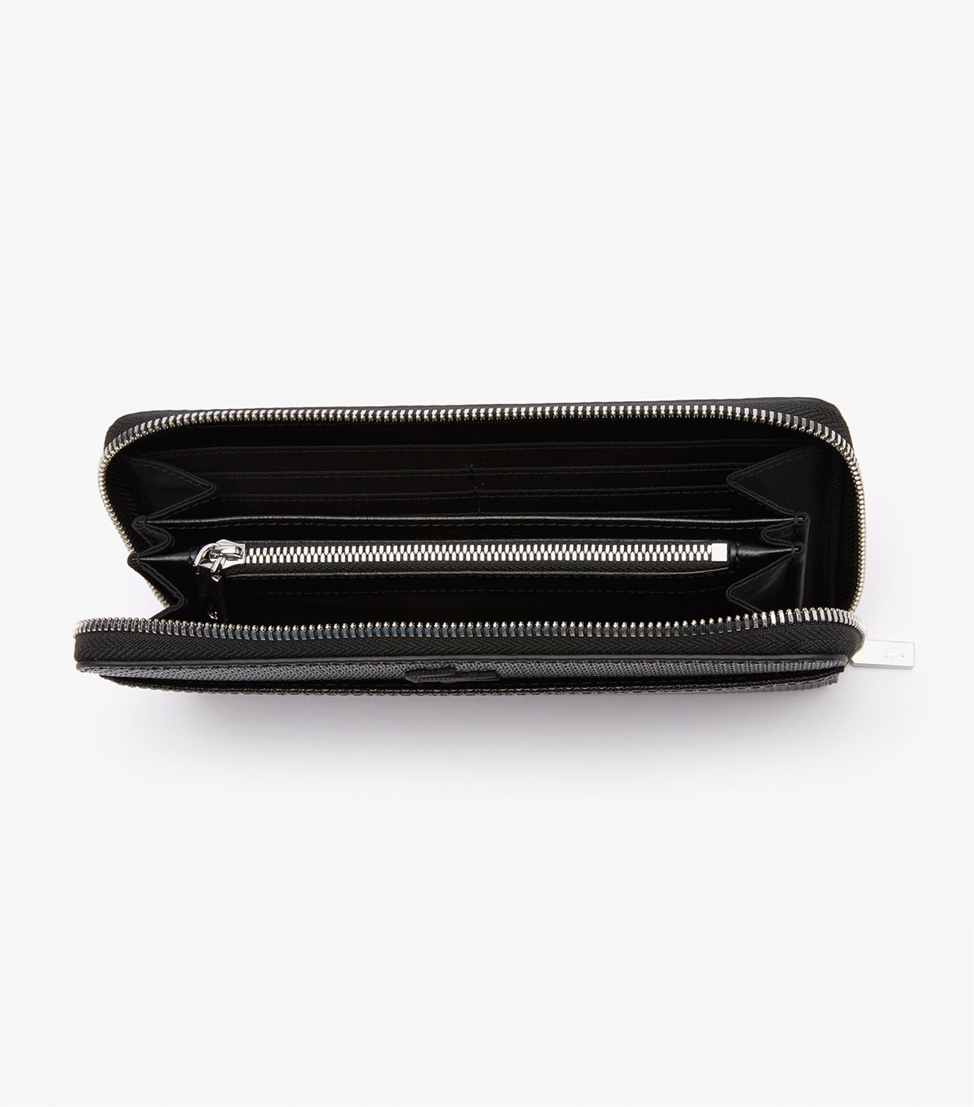 Women's Chantaco Zipped Leather Large Wallet Noir