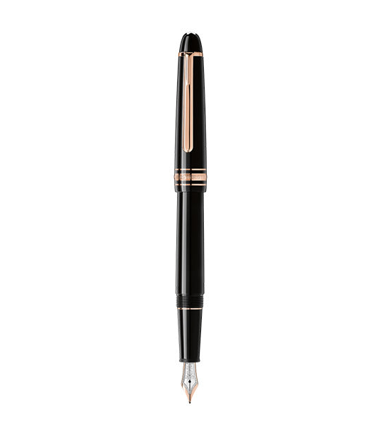 Meisterstück Rose Gold-Coated Classique Fountain Pen (M) Black