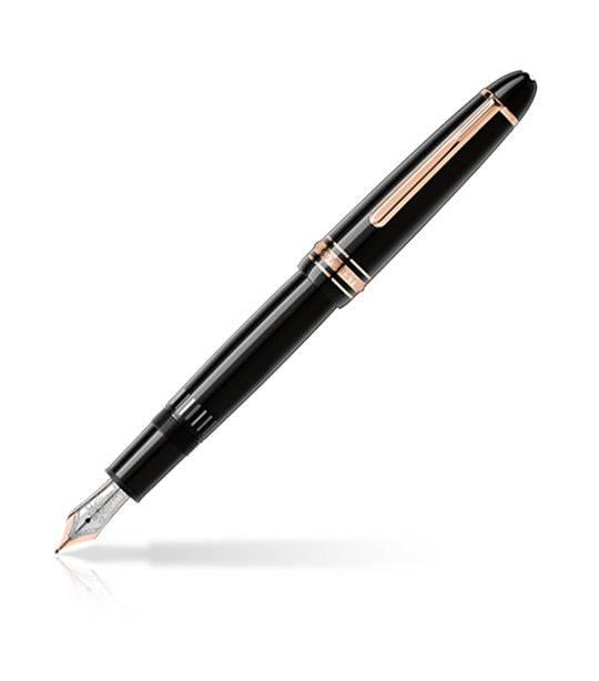 Meisterstück Rose Gold-Coated LeGrand Fountain Pen (M) Black