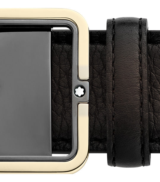 35mm Leather Belt Brown