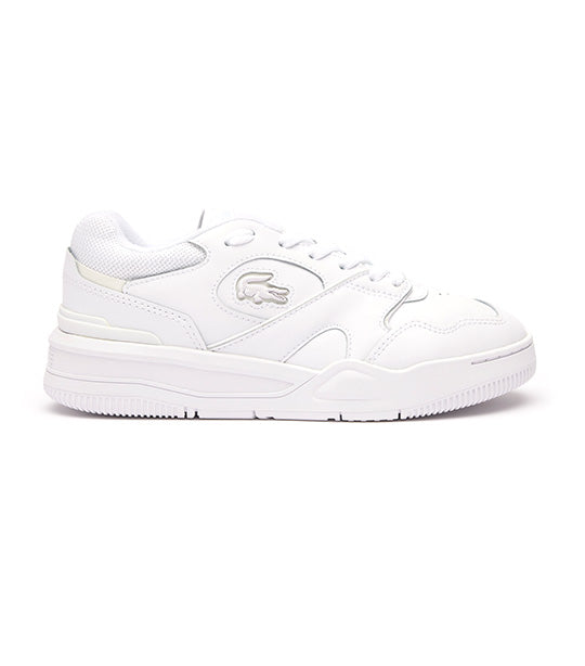 Women’s Lineshot Signature Heel Leather Trainers White/White
