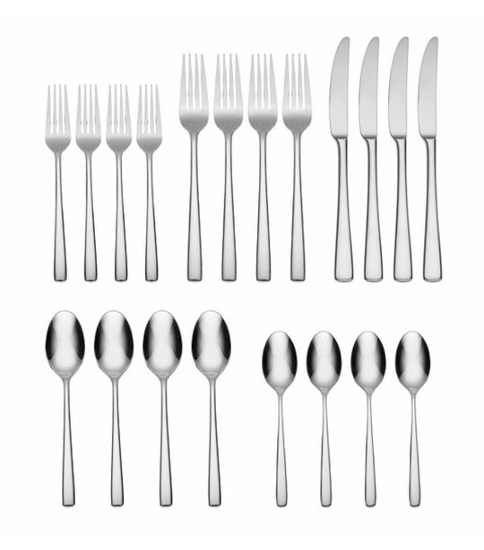 20-Piece Doublet 18/0 Stainless Steel Flatware Set