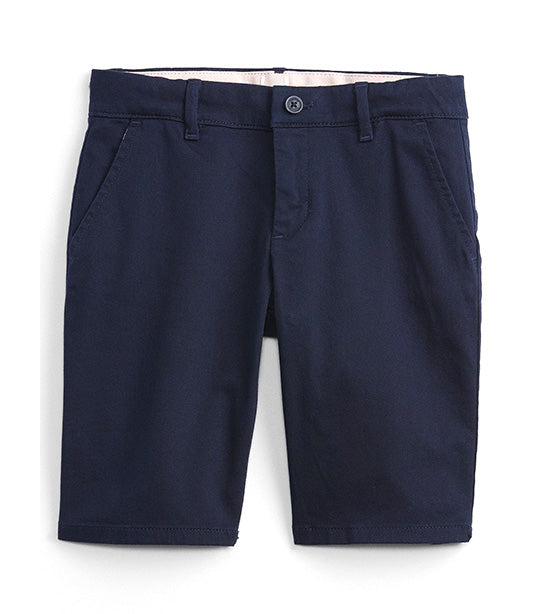 Kids Uniform Bermuda Shorts with Washwell True Indigo 2