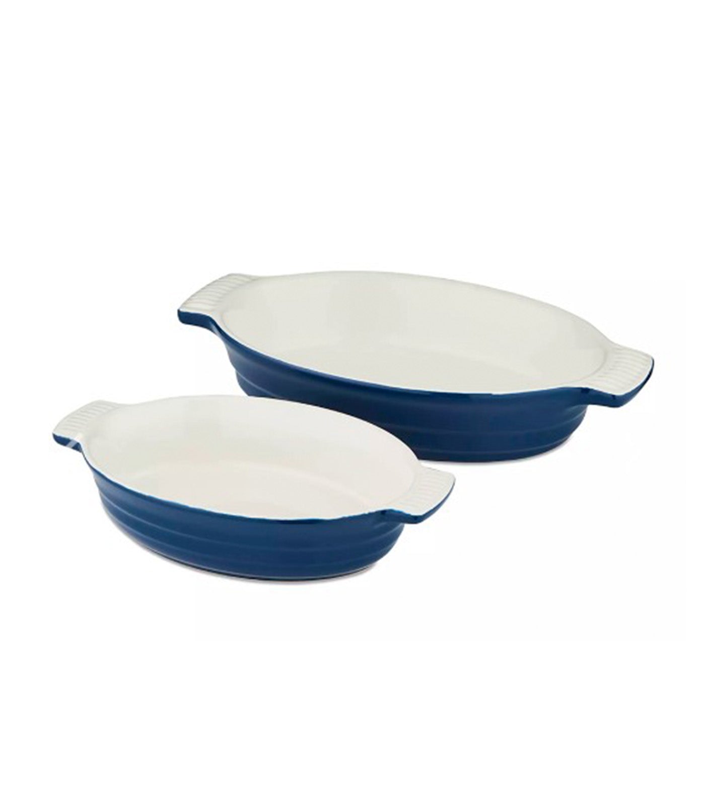 Set of Two Oval Oven Dishes