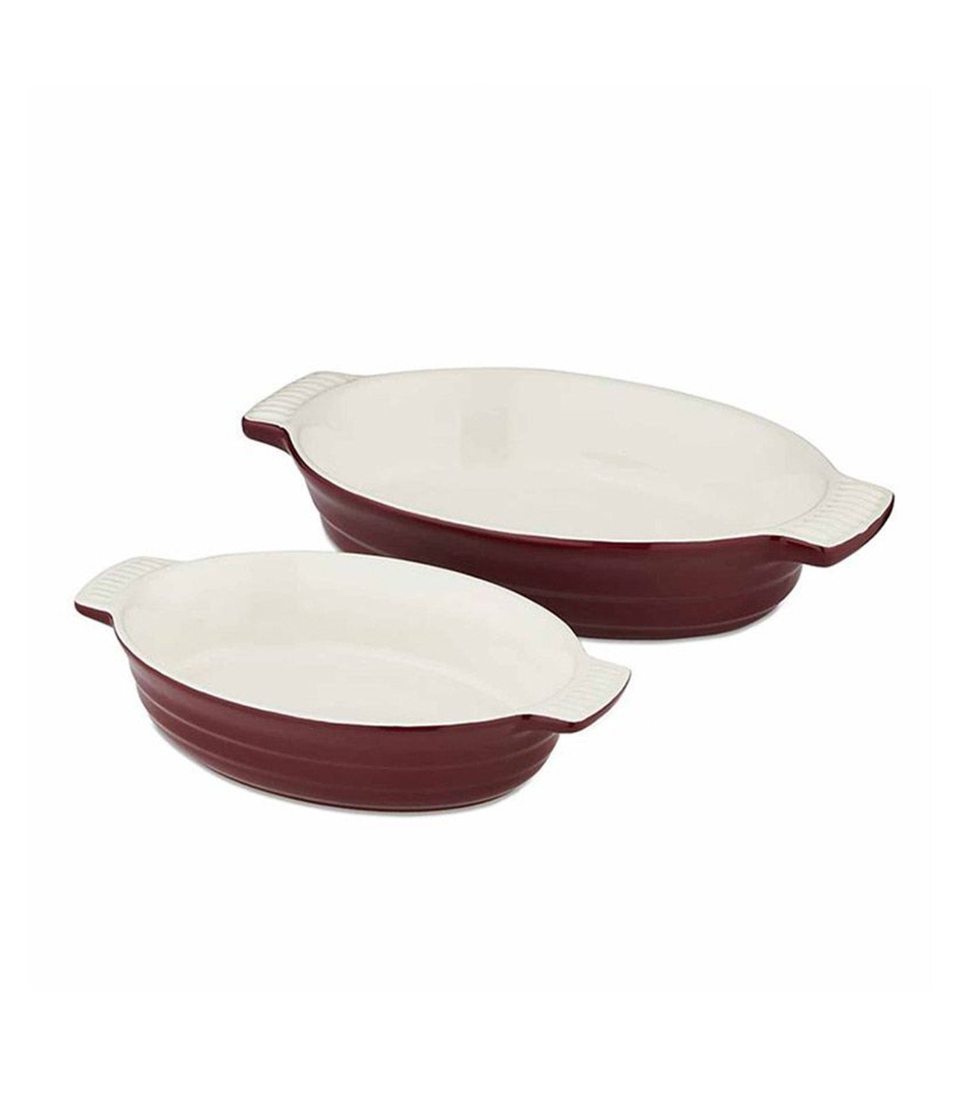 Set of Two Oval Oven Dishes