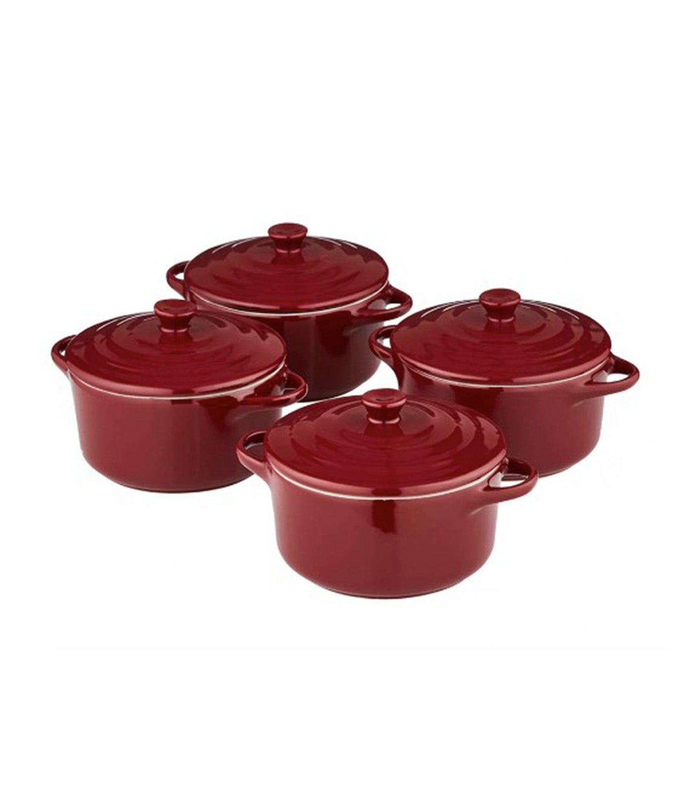 Set of Four 10cm Mini Casseroles