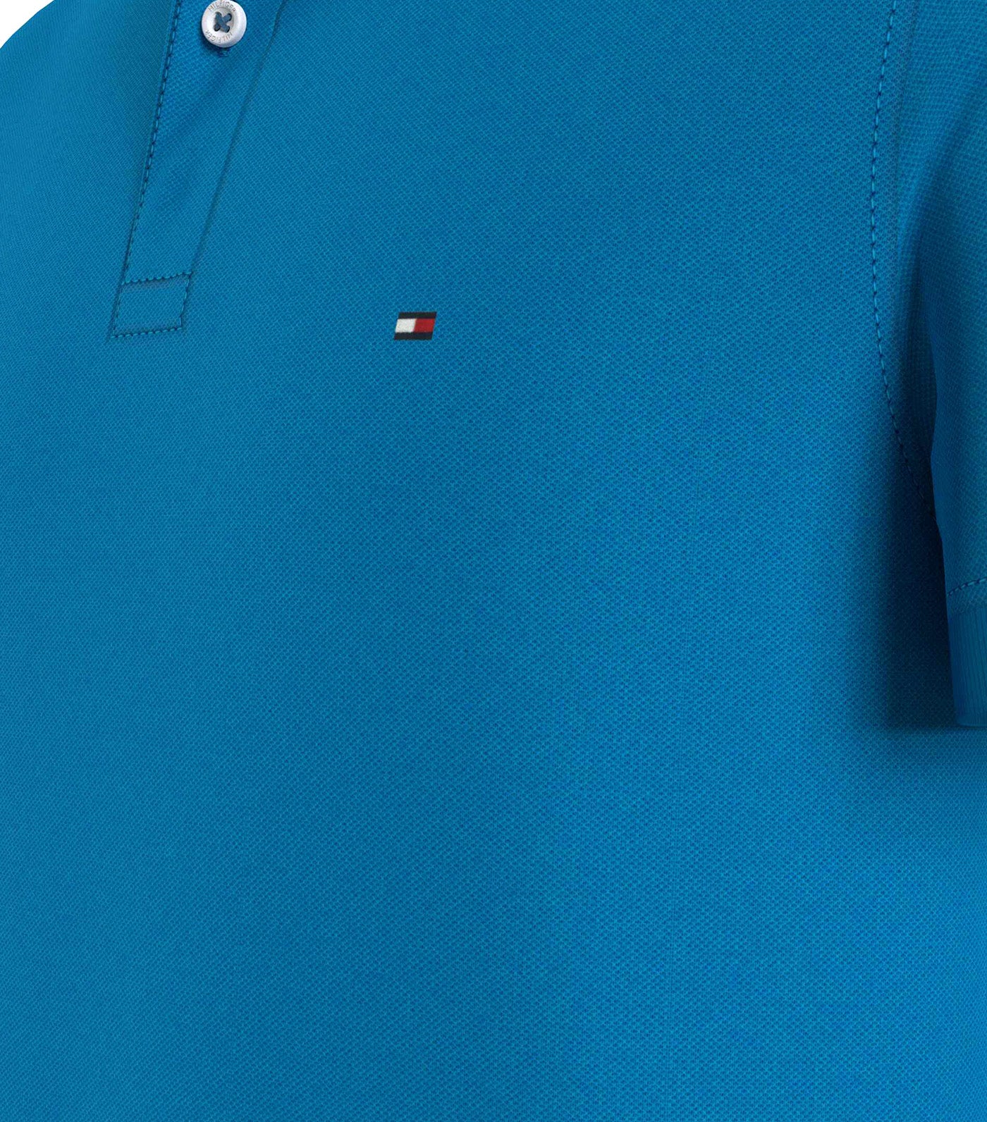 Men's IM 1985 Slim Polo Shirt Cerulean Aqua