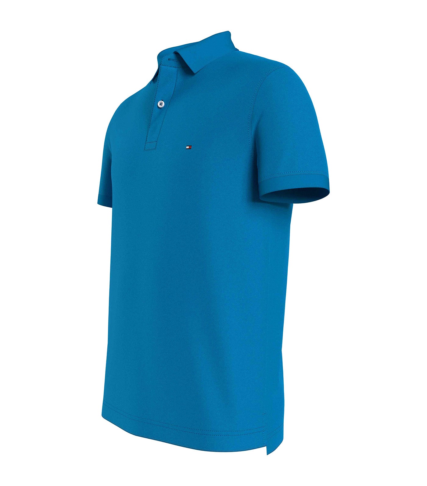 Men's IM 1985 Slim Polo Shirt Cerulean Aqua