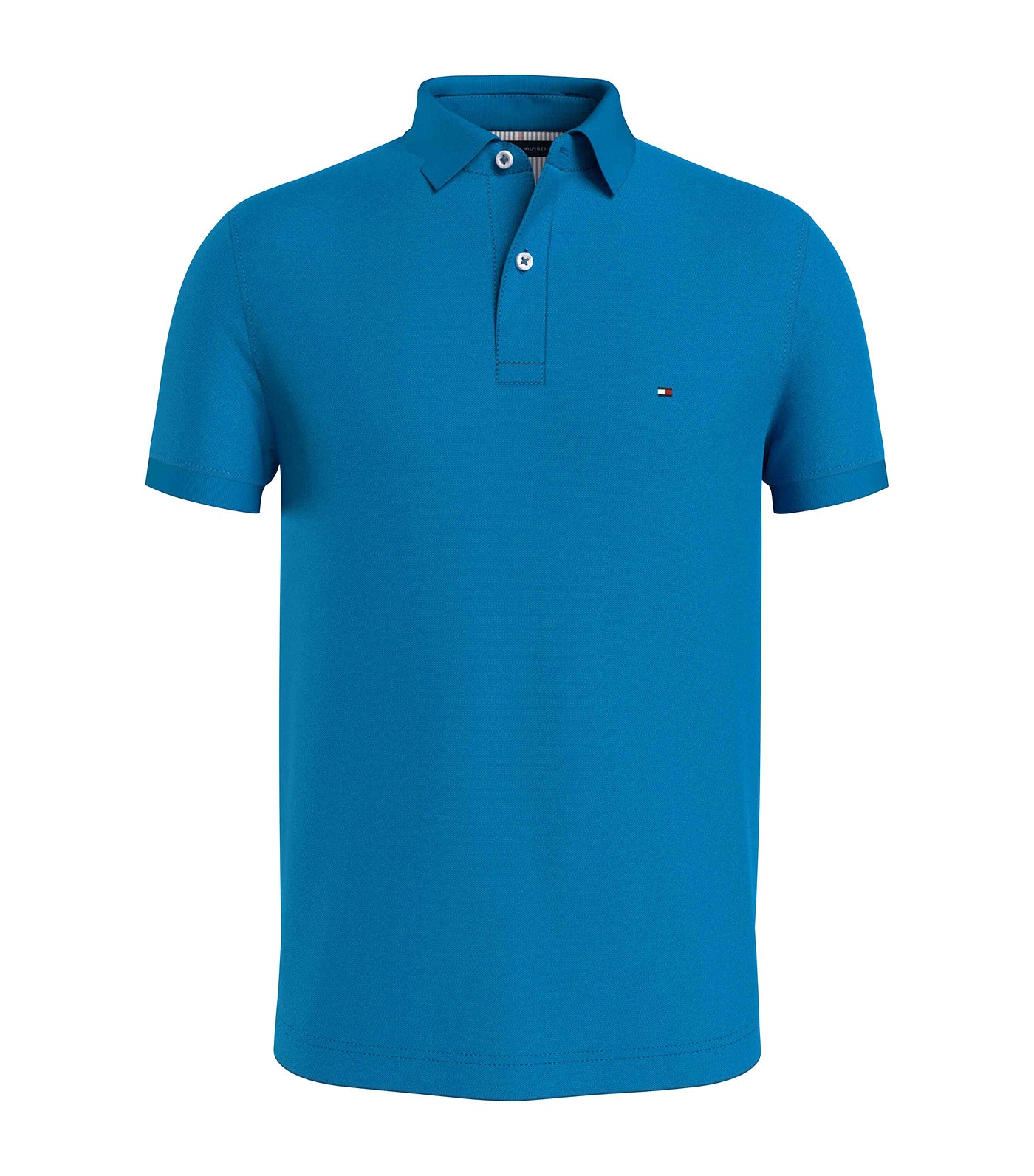 Men's IM 1985 Slim Polo Shirt Cerulean Aqua