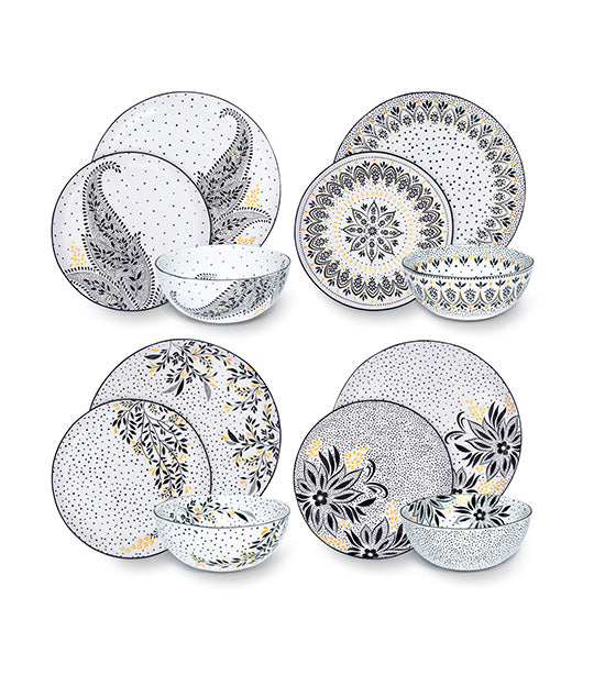 Portmeirion Sara Miller Artisanne Noir Collection