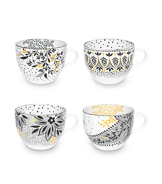 Portmeirion Sara Miller Artisanne Noir Collection