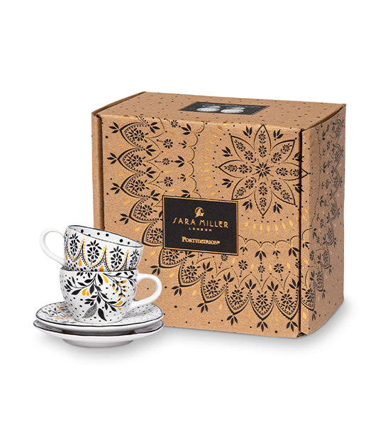 Portmeirion Sara Miller Artisanne Noir Collection