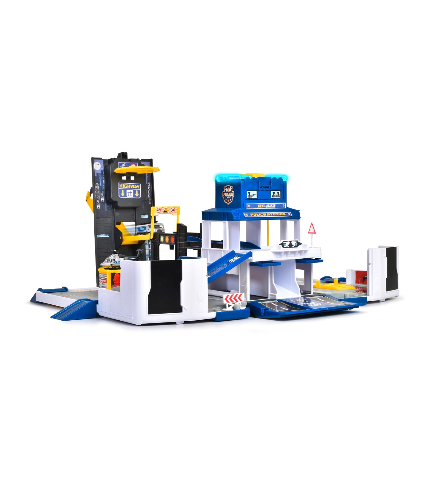 Folding Police Truck Playset