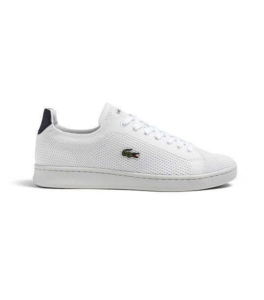 Men's Lacoste Carnaby Piquée Textile Trainers White/Navy