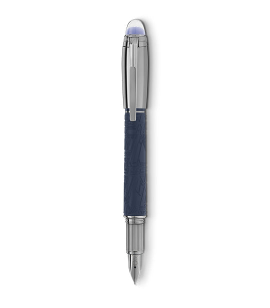 Starwalker Space Blue Doué Fountain Pen (F) Blue