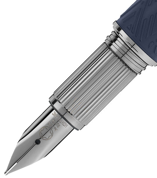 Starwalker Space Blue Doué Fountain Pen (F) Blue