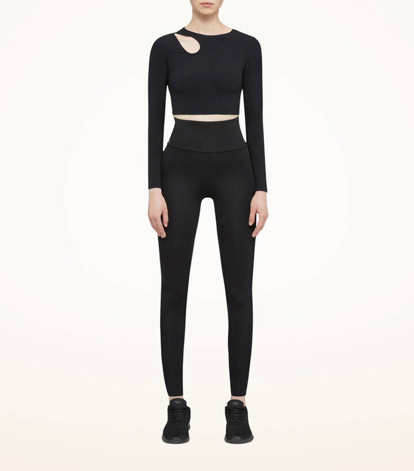 Warm Up Top Long Sleeves Black