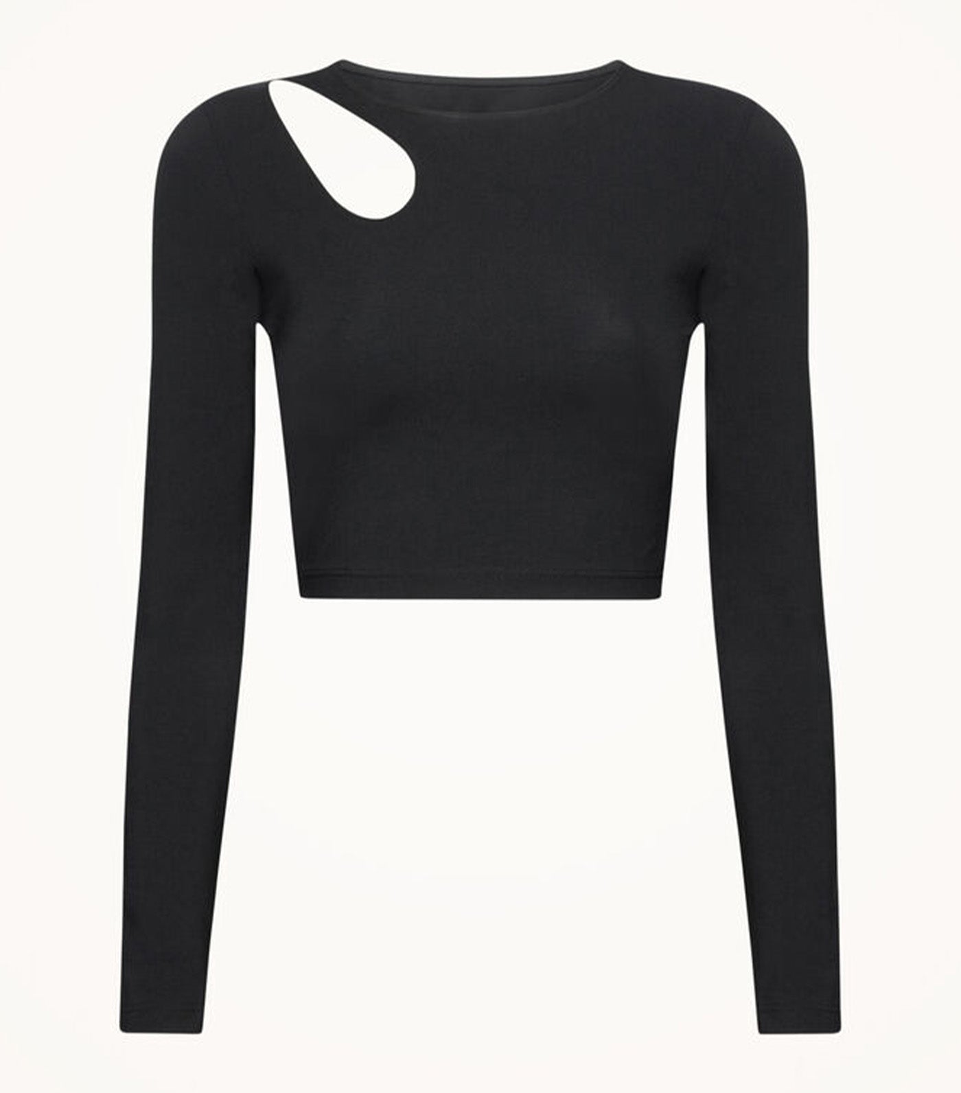 Warm Up Top Long Sleeves Black