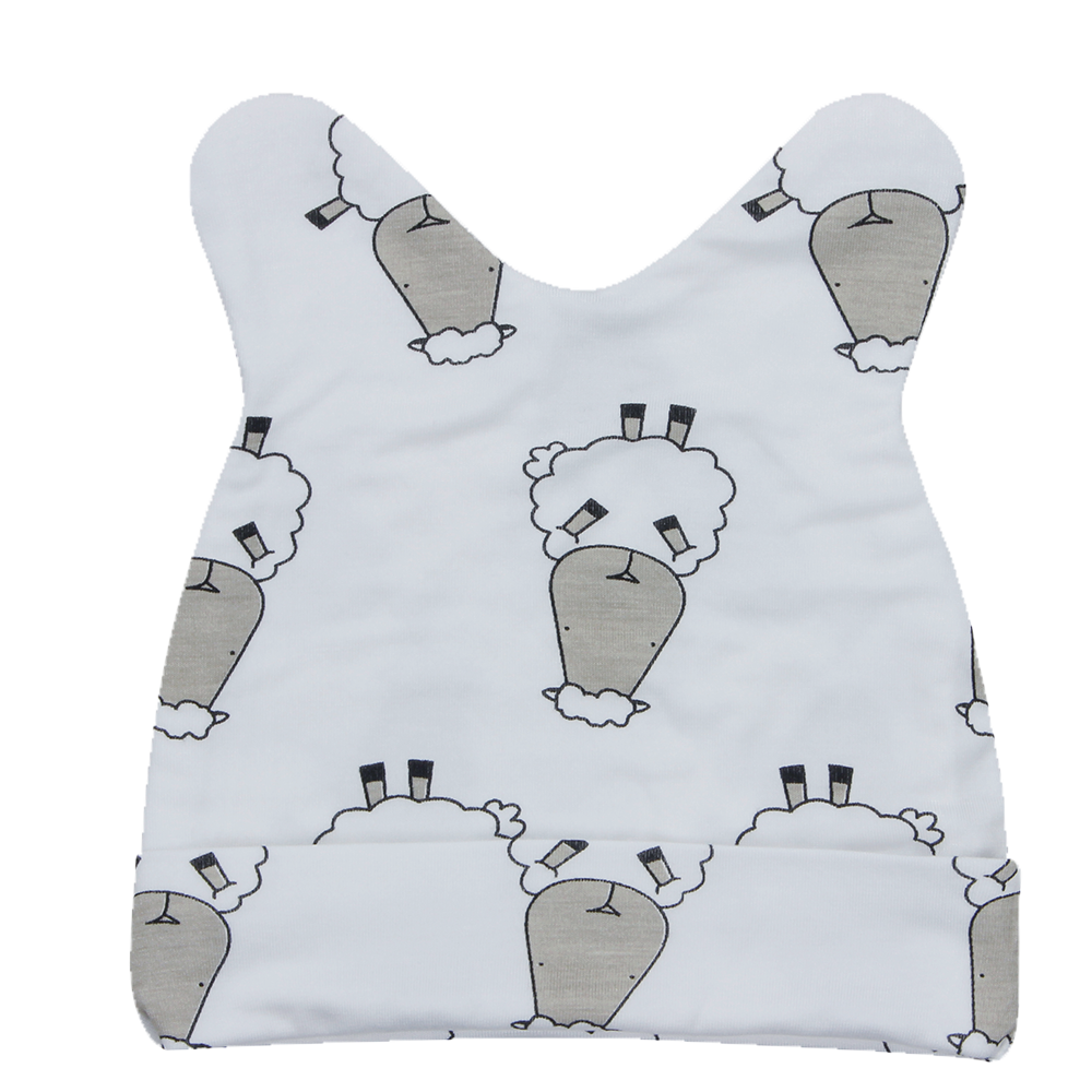 Beanie Cap Sheepz White